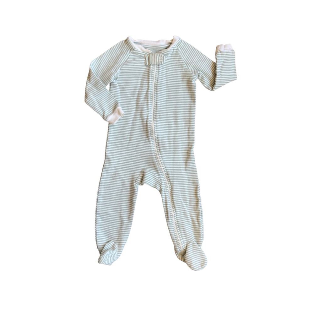 Pact organic striped footie